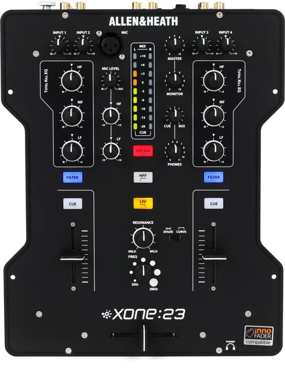 ALLEN&HEATH XONE:23 Mezcladora para DJ de 2+2 canales